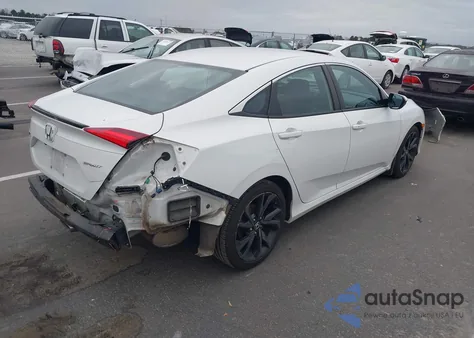 2019 Honda Civic Sport z USA, uszkodzony, nr VIN 2HGFC2E87KH538450